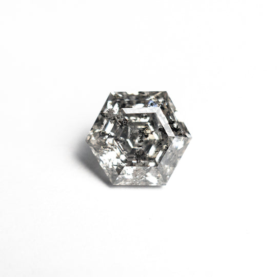 Salt and Pepper Step Cut Diamond - 1.39ct Hexagon