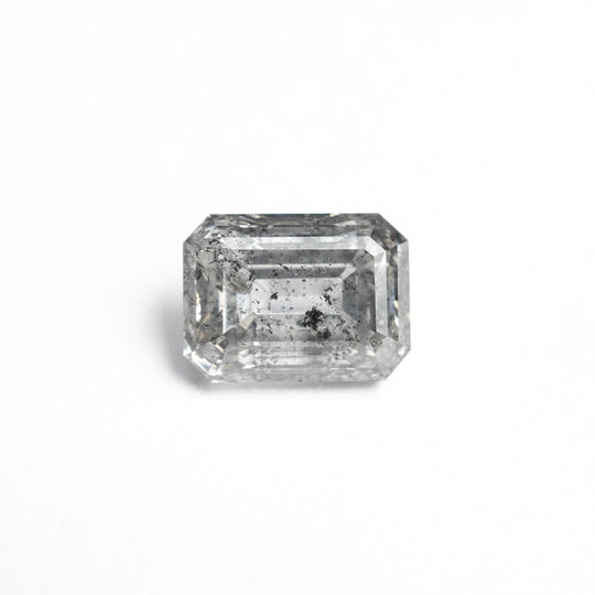 Salt and Pepper Step Cut Diamond - 1.52ct Cut Corner Rectangle