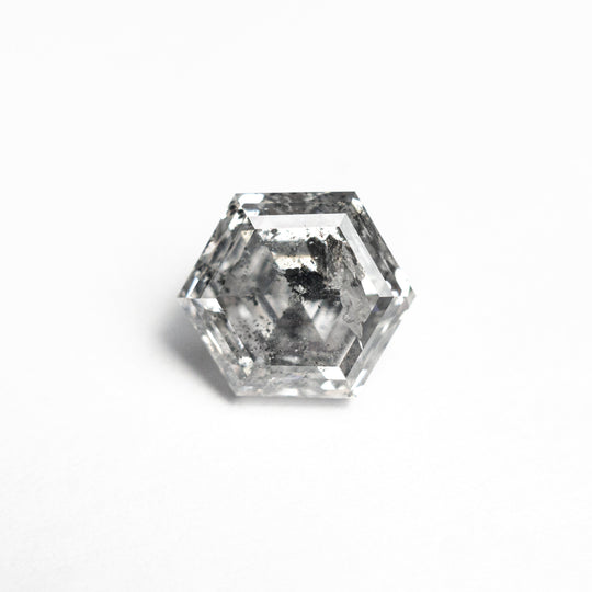 Salt and Pepper Step Cut Diamond - 1.74ct Hexagon