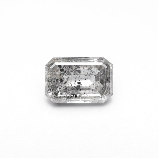 Salt and Pepper Step Cut Diamond - 1.47ct Cut Corner Rectangle