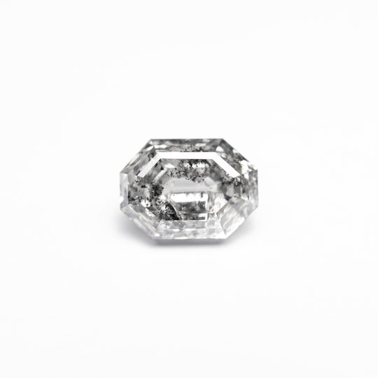 Salt and Pepper Step Cut Diamond - 1.15ct Cut Corner Rectangle