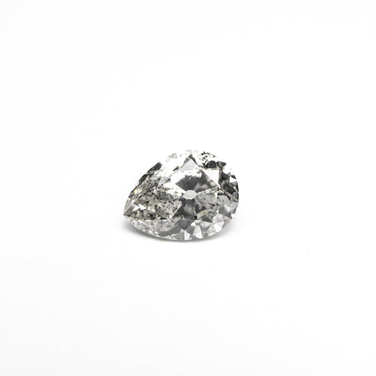 Salt and Pepper Brilliant Diamond - 0.54ct Pear