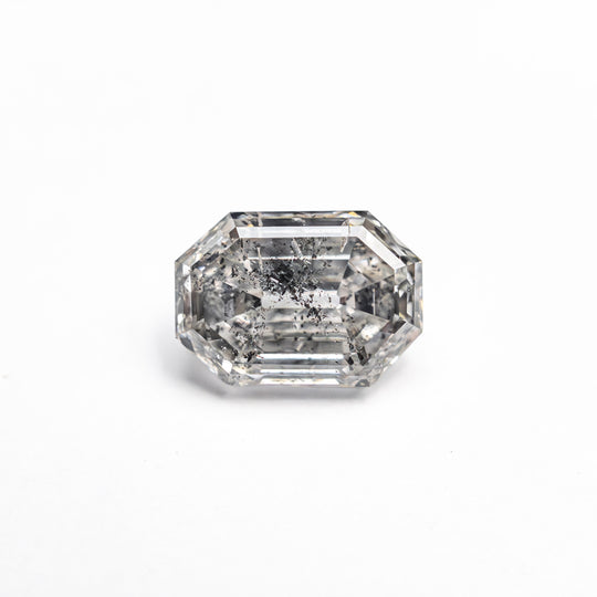 Salt and Pepper Step Cut Diamond - 1.04ct Cut Corner Rectangle