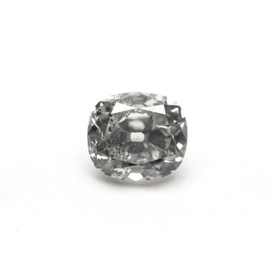 Salt and Pepper Modern Antique Old Mine Cut Diamond - 0.75ct Cushion