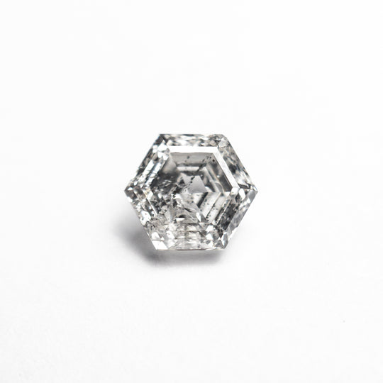 Salt and Pepper Step Cut Diamond - 1.04ct Hexagon