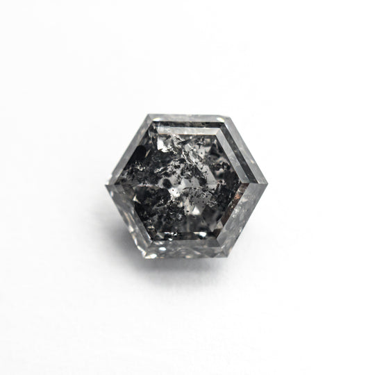 Salt and Pepper Step Cut Diamond - 1.88ct Hexagon