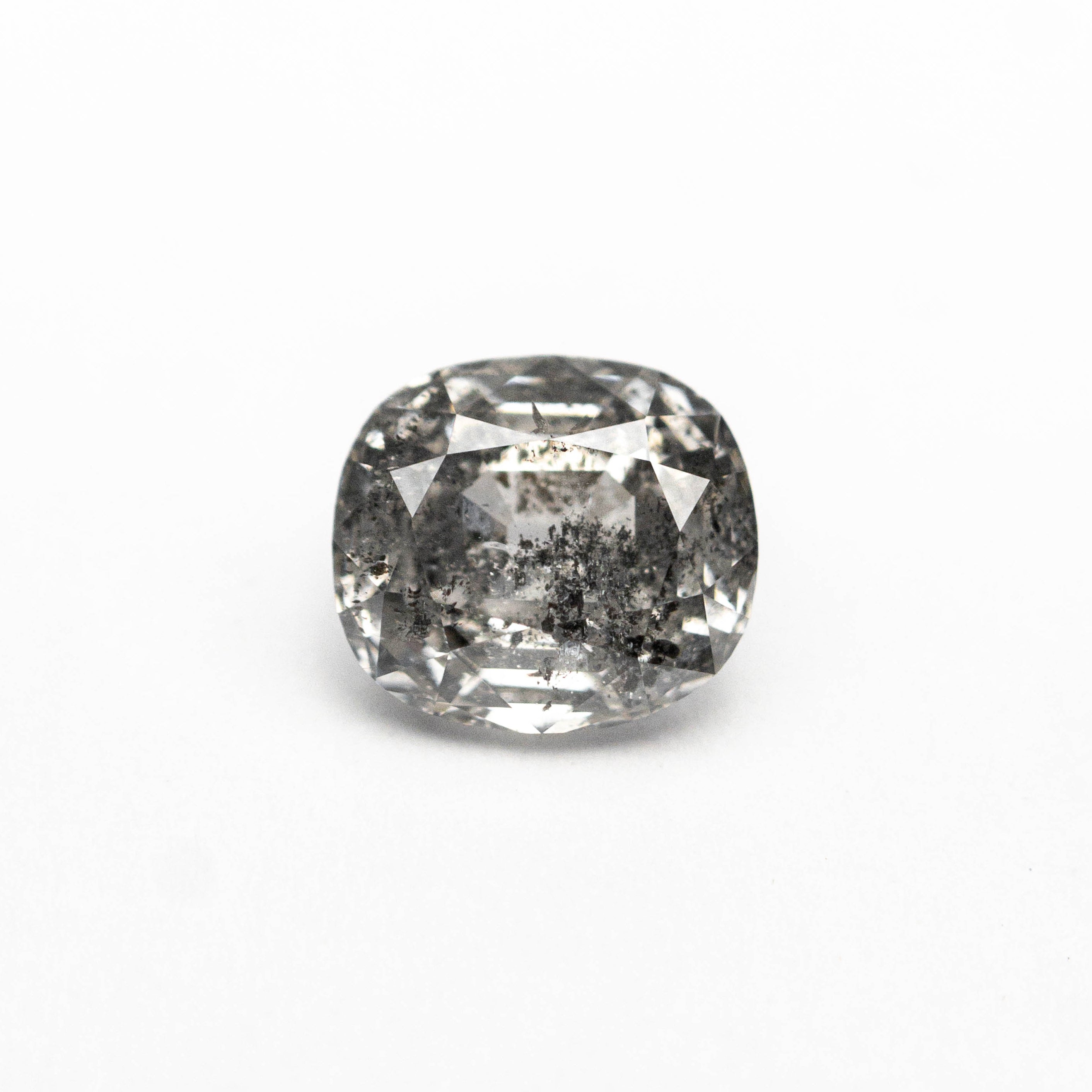 Salt and Pepper Modern Antique Old Mine Cut Diamond - 0.81ct Cushion - Foe & Dear