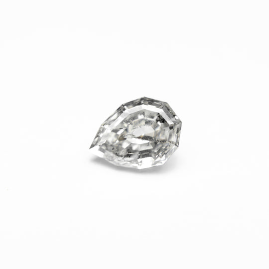 Salt and Pepper Step Cut Diamond - 0.63ct Geo Pear