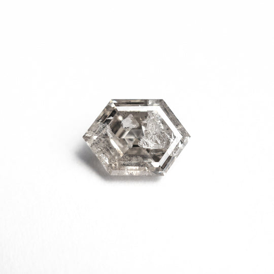 Salt and Pepper Step Cut Diamond - 0.95ct Hexagon