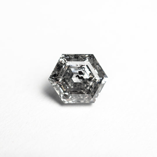 Salt and Pepper Step Cut Diamond - 1.32ct Hexagon