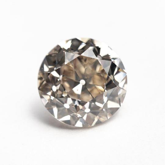 Champagne Modern Antique Old European Cut Diamond - 5.10ct Round