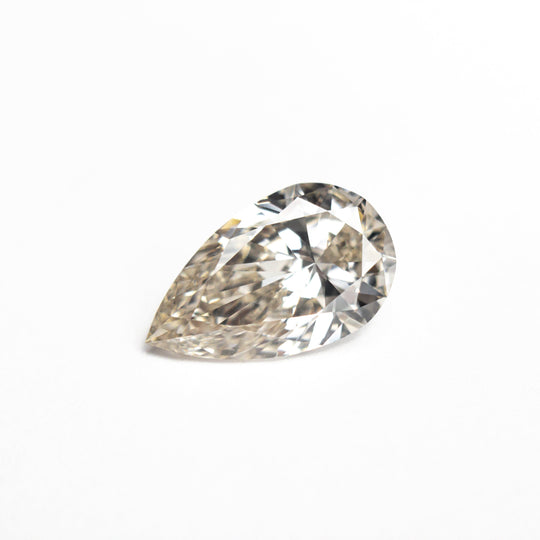 Light Champagne Brilliant Diamond - 1.01ct Pear