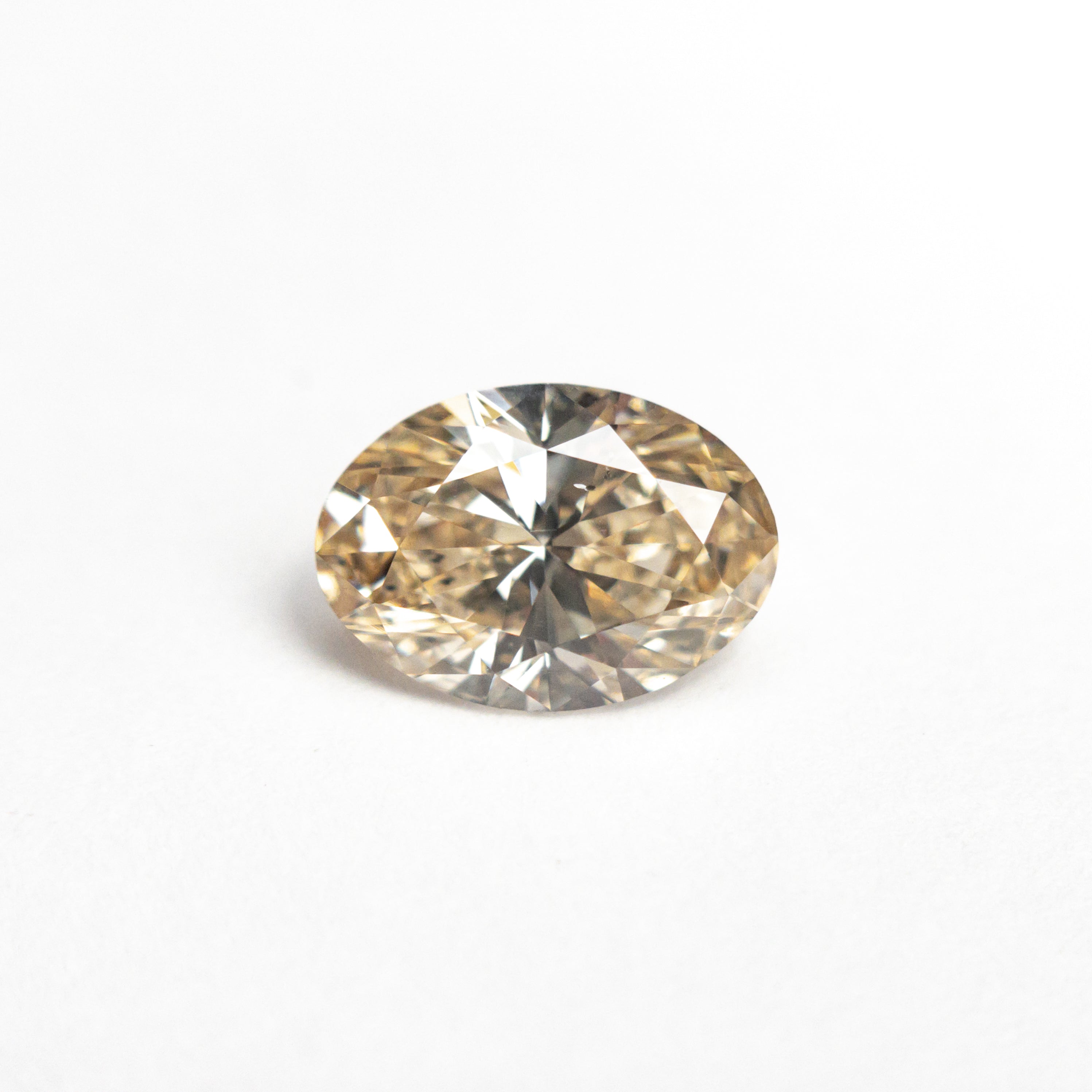 Champagne Brilliant Diamond - 1.00ct Oval