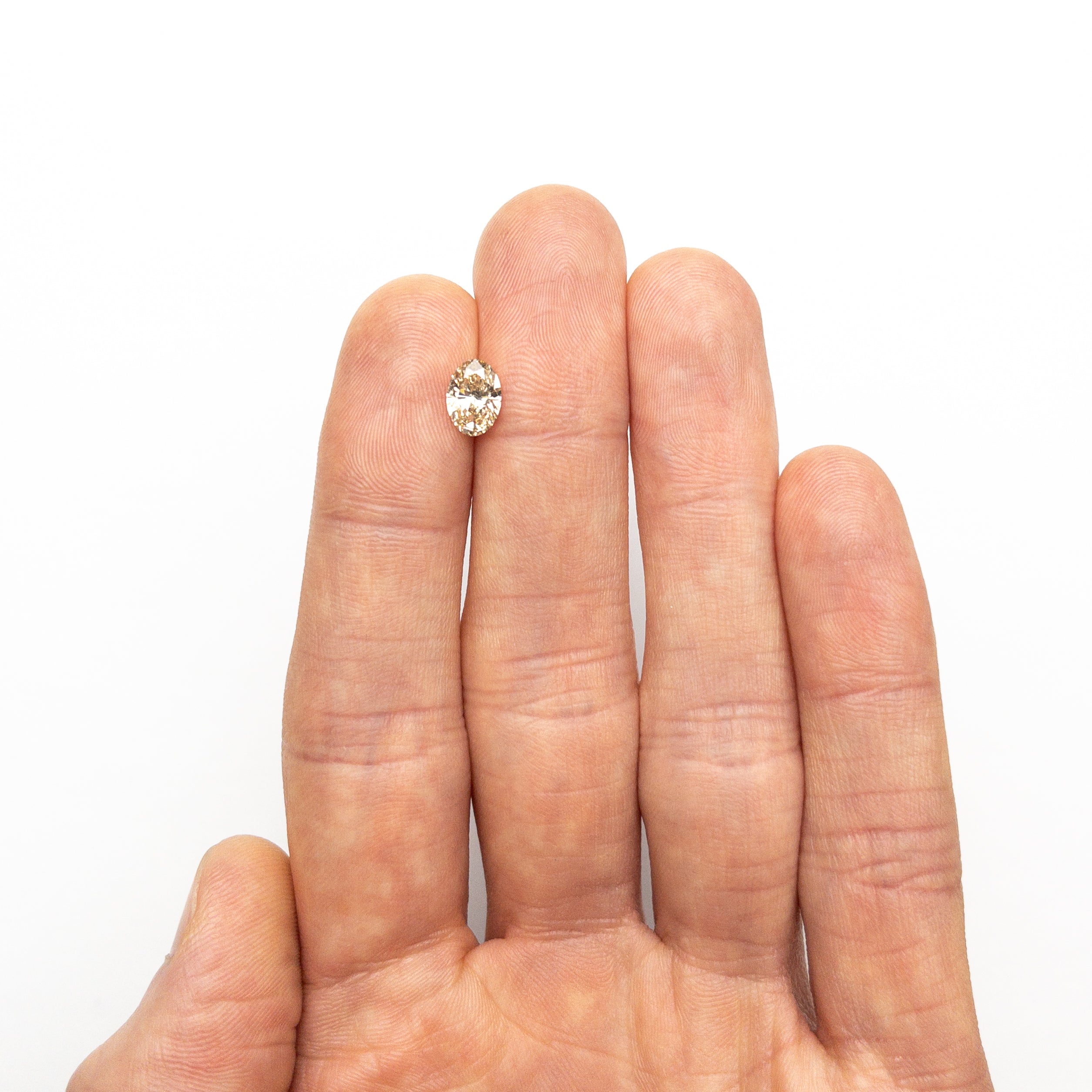 Champagne Brilliant Diamond - 1.00ct Oval