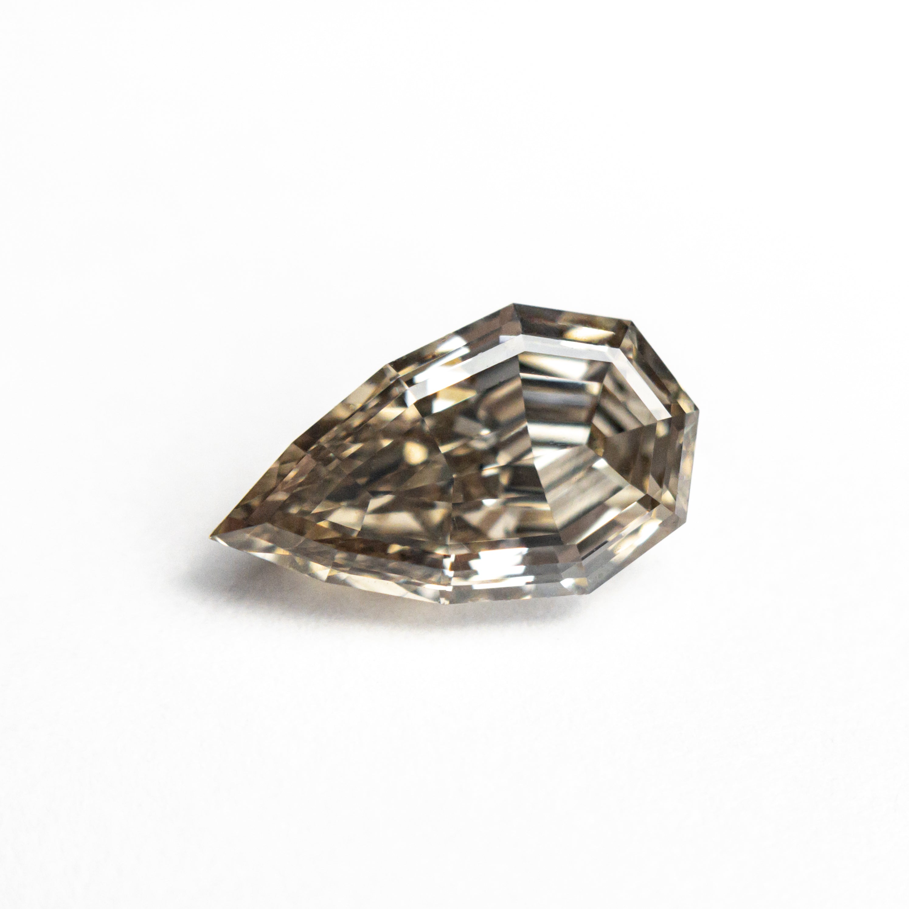 Champagne Step Cut Diamond - 1.46ct Geo Pear