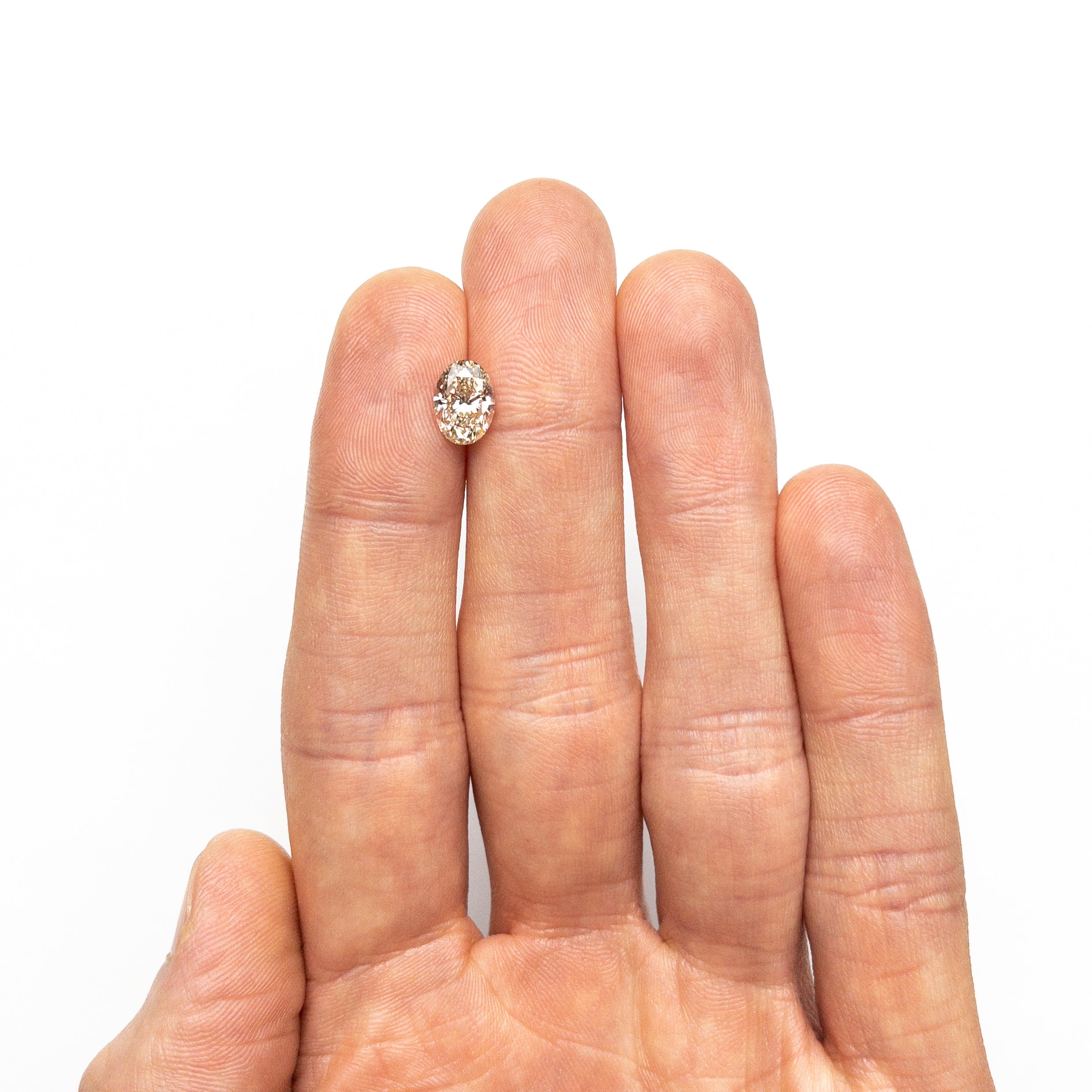 Champagne Brilliant Diamond - 1.54ct Oval - Foe & Dear