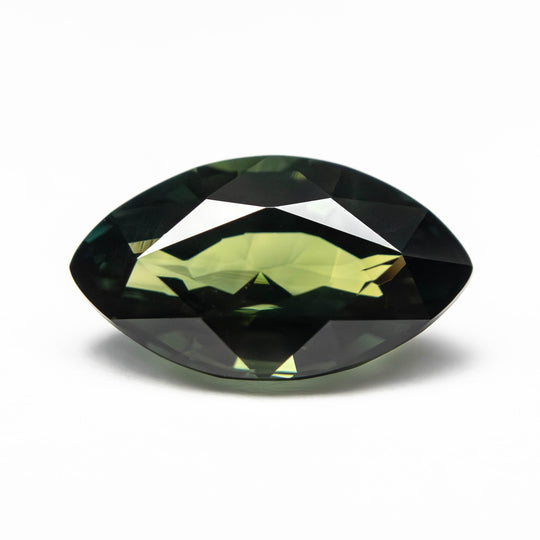 Green Brilliant Sapphire - 3.32ct Marquise