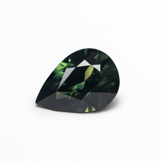 Green/Teal Brilliant Sapphire - 2.40ct Pear