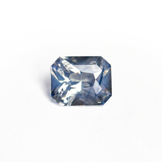 Parti Blue-White Brilliant Sapphire - 1.16ct Cut Corner Rectangle