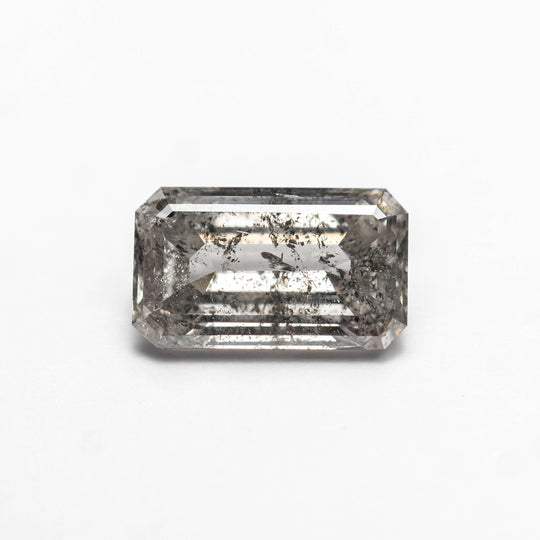 Salt and Pepper Step Cut Diamond - 1.49ct Cut Corner Rectangle