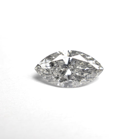 Salt and Pepper Brilliant Diamond - 0.78ct Marquise