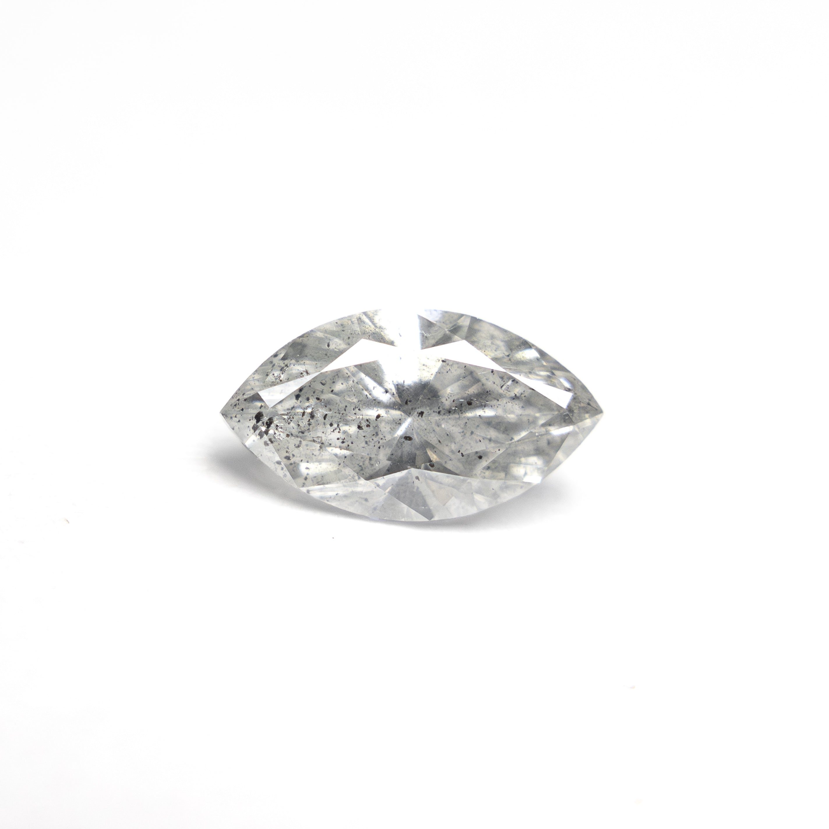 Salt and Pepper Brilliant Diamond - 0.70ct Marquise