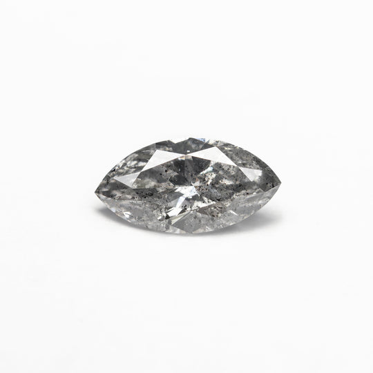 Salt and Pepper Brilliant Diamond - 0.52ct Marquise