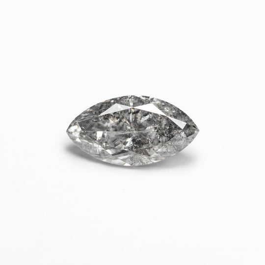 Salt and Pepper Brilliant Diamond - 0.67ct Marquise