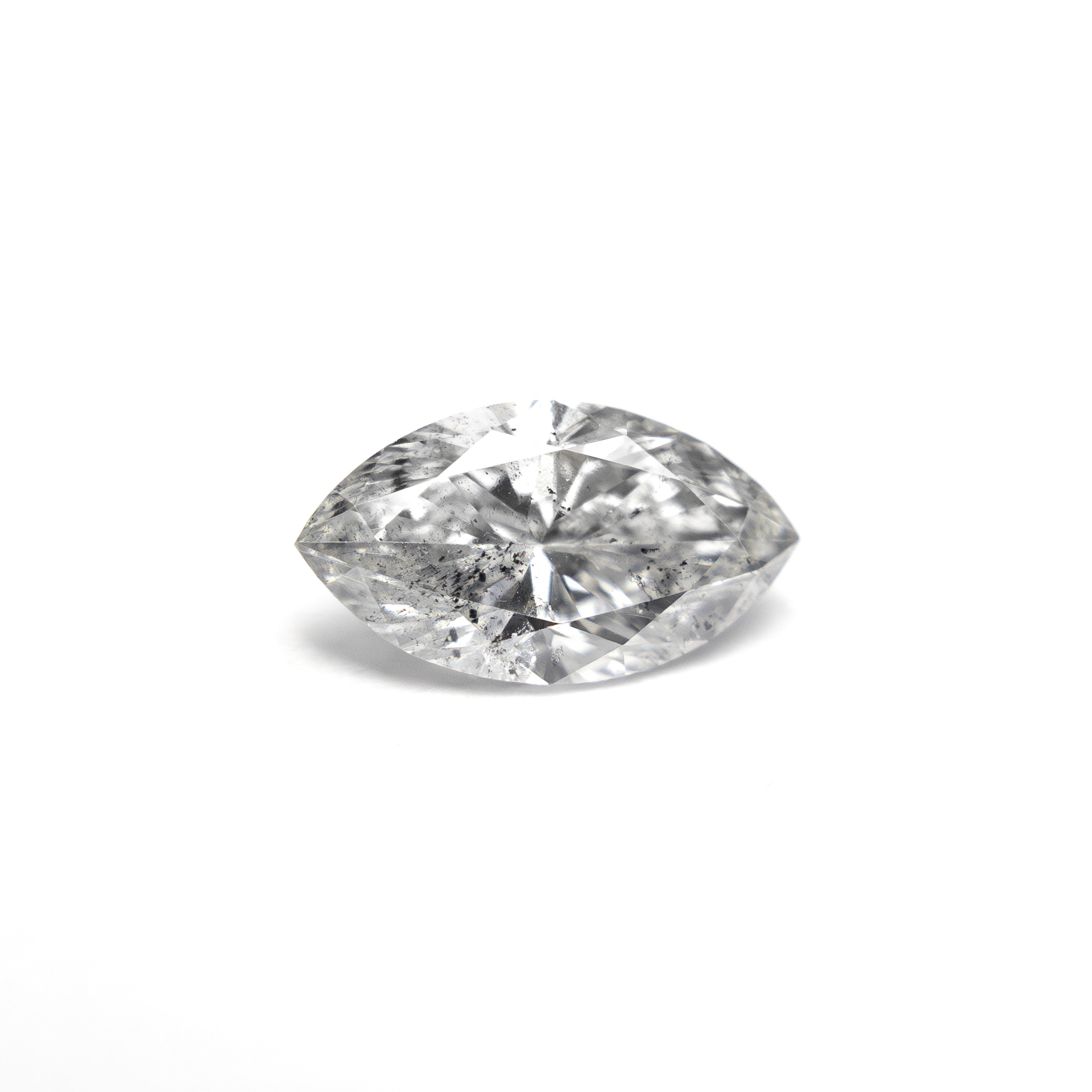 Salt and Pepper Brilliant Diamond - 0.75ct Marquise