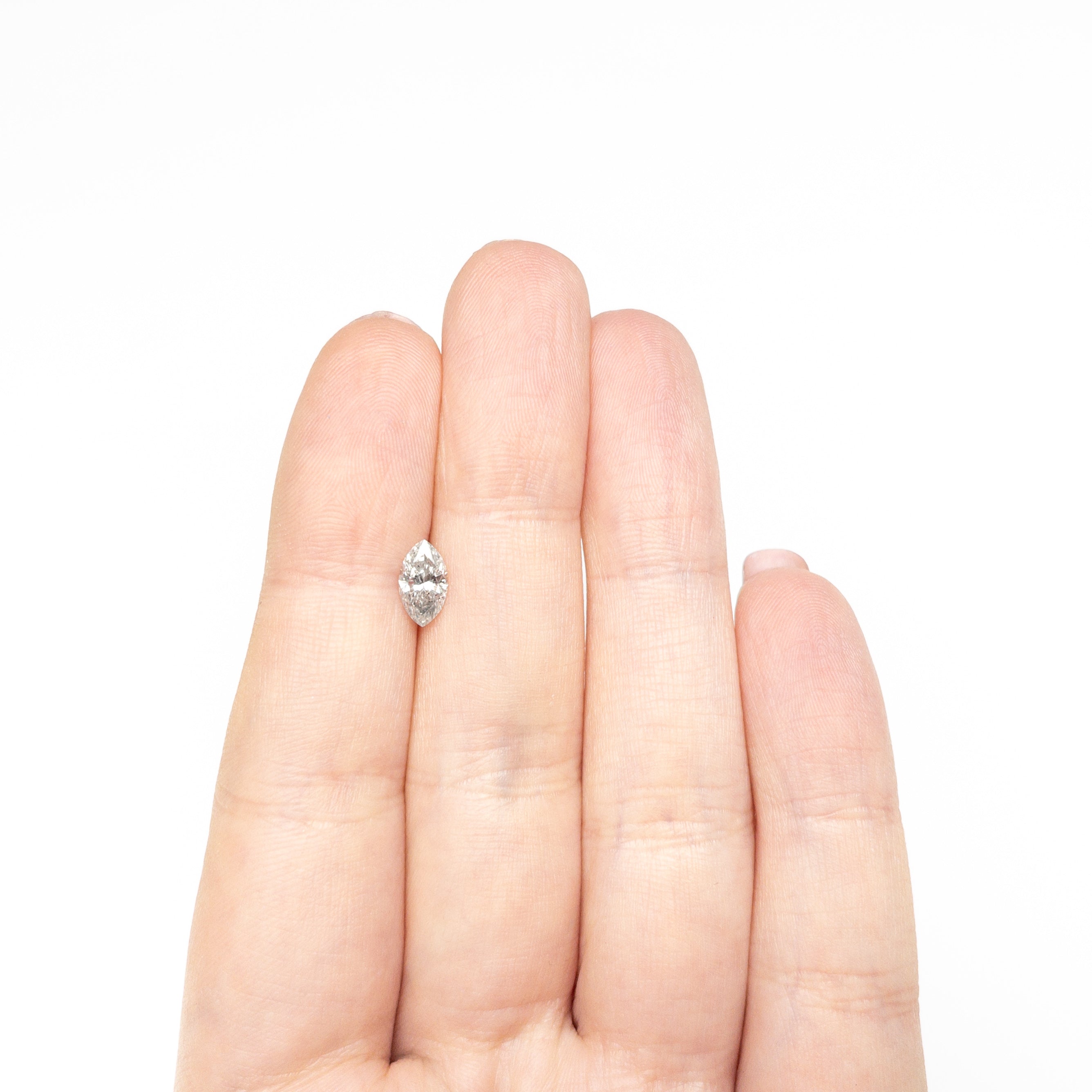 Salt and Pepper Brilliant Diamond - 0.75ct Marquise