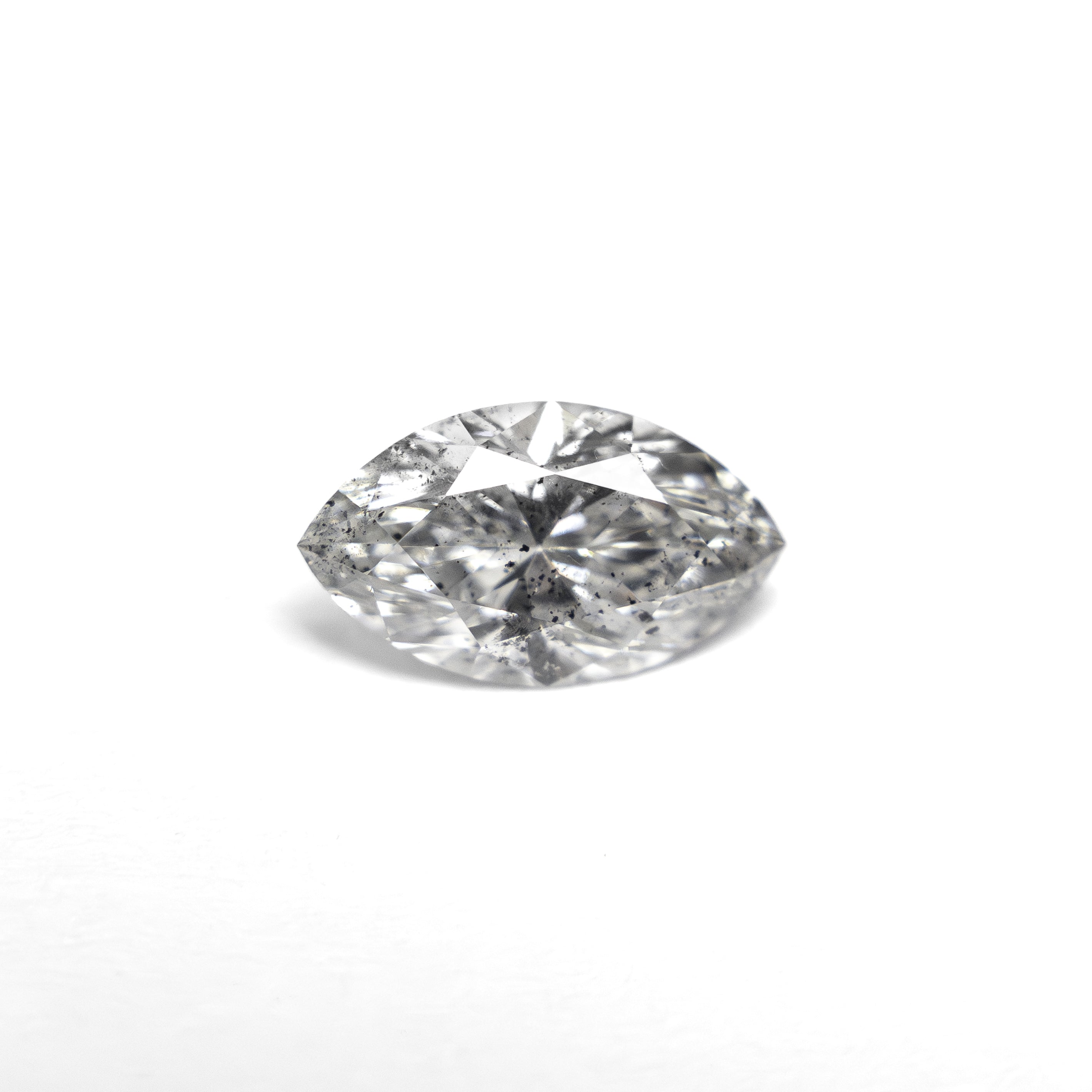 Salt and Pepper Brilliant Diamond - 0.70ct Marquise