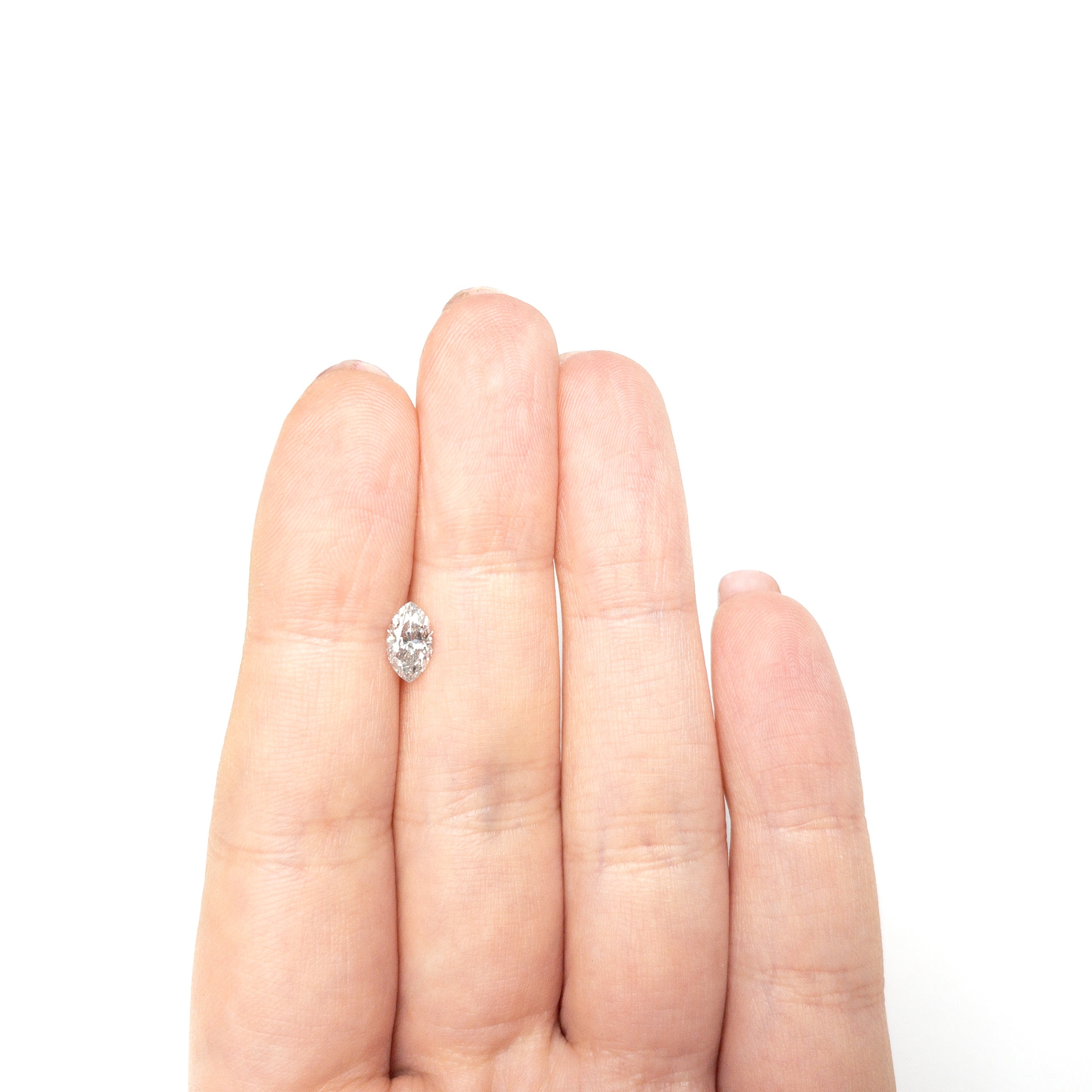 Salt and Pepper Brilliant Diamond - 0.70ct Marquise