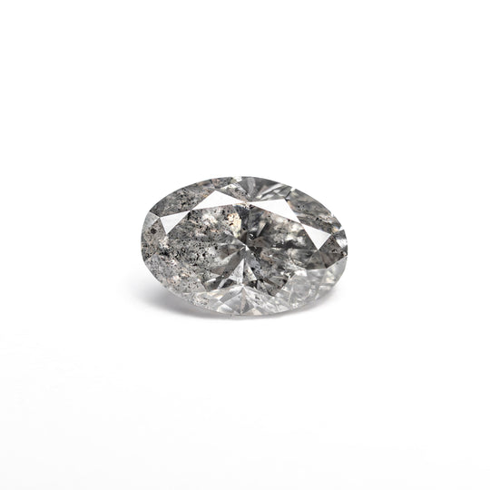 Salt and Pepper Brilliant Diamond - 0.72ct Oval