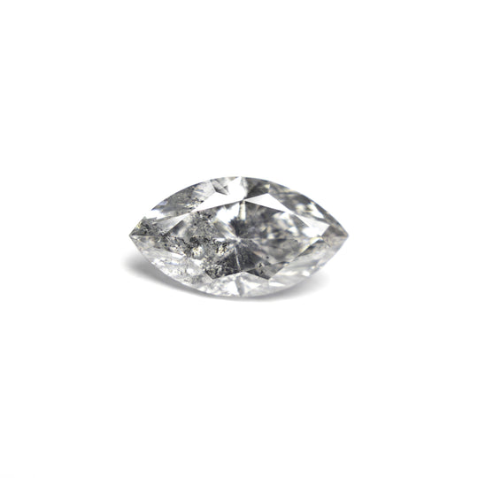 Salt and Pepper Brilliant Diamond - 0.72ct Marquise