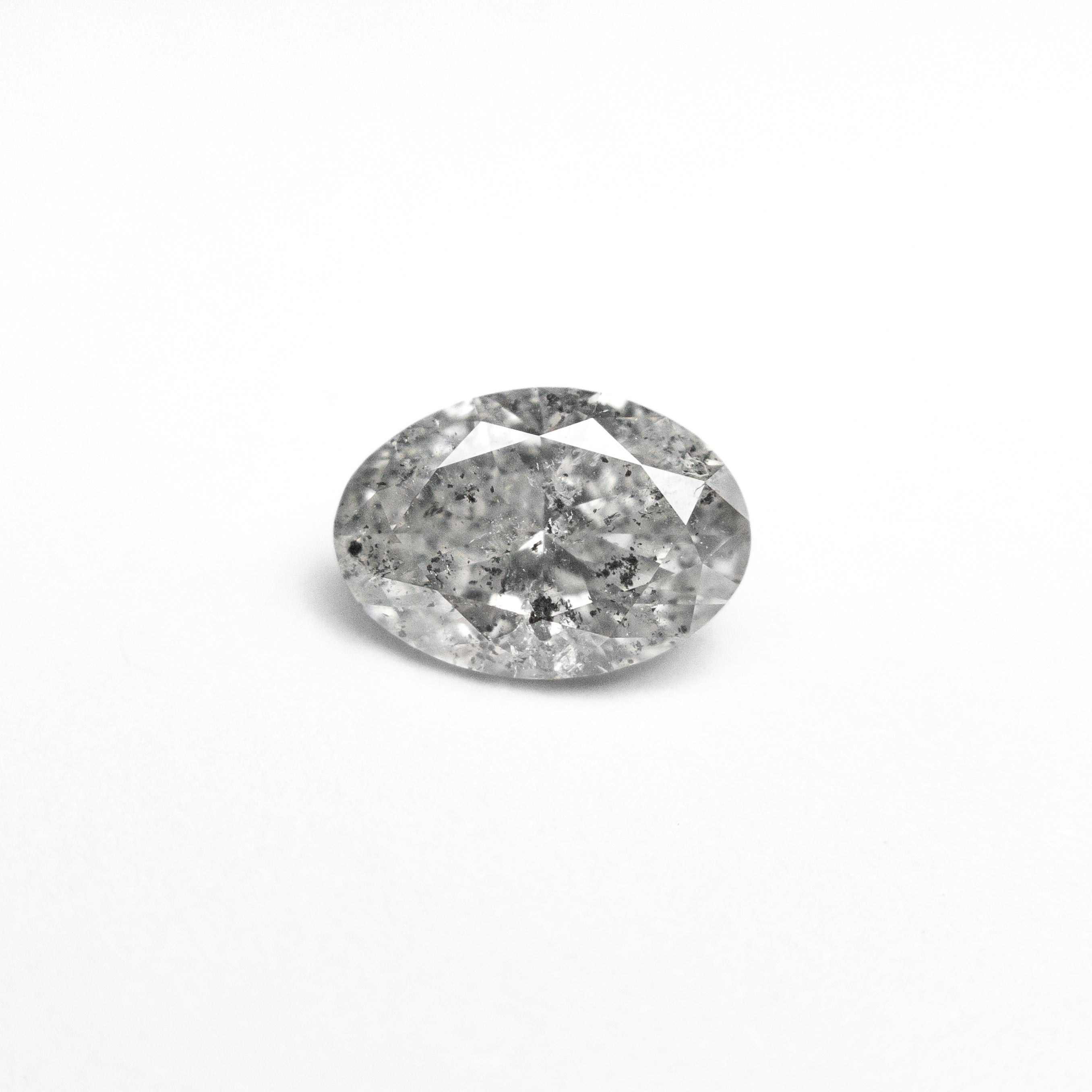 Salt and Pepper Brilliant Diamond - 0.53ct Oval