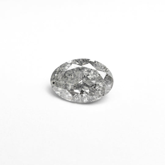 Salt and Pepper Brilliant Diamond - 0.53ct Oval