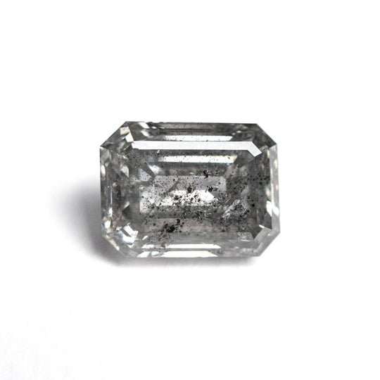Salt and Pepper Step Cut Diamond - 2.83ct Cut Corner Rectangle
