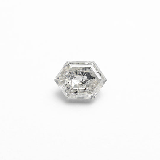 Salt and Pepper Step Cut Diamond - 0.52ct Hexagon
