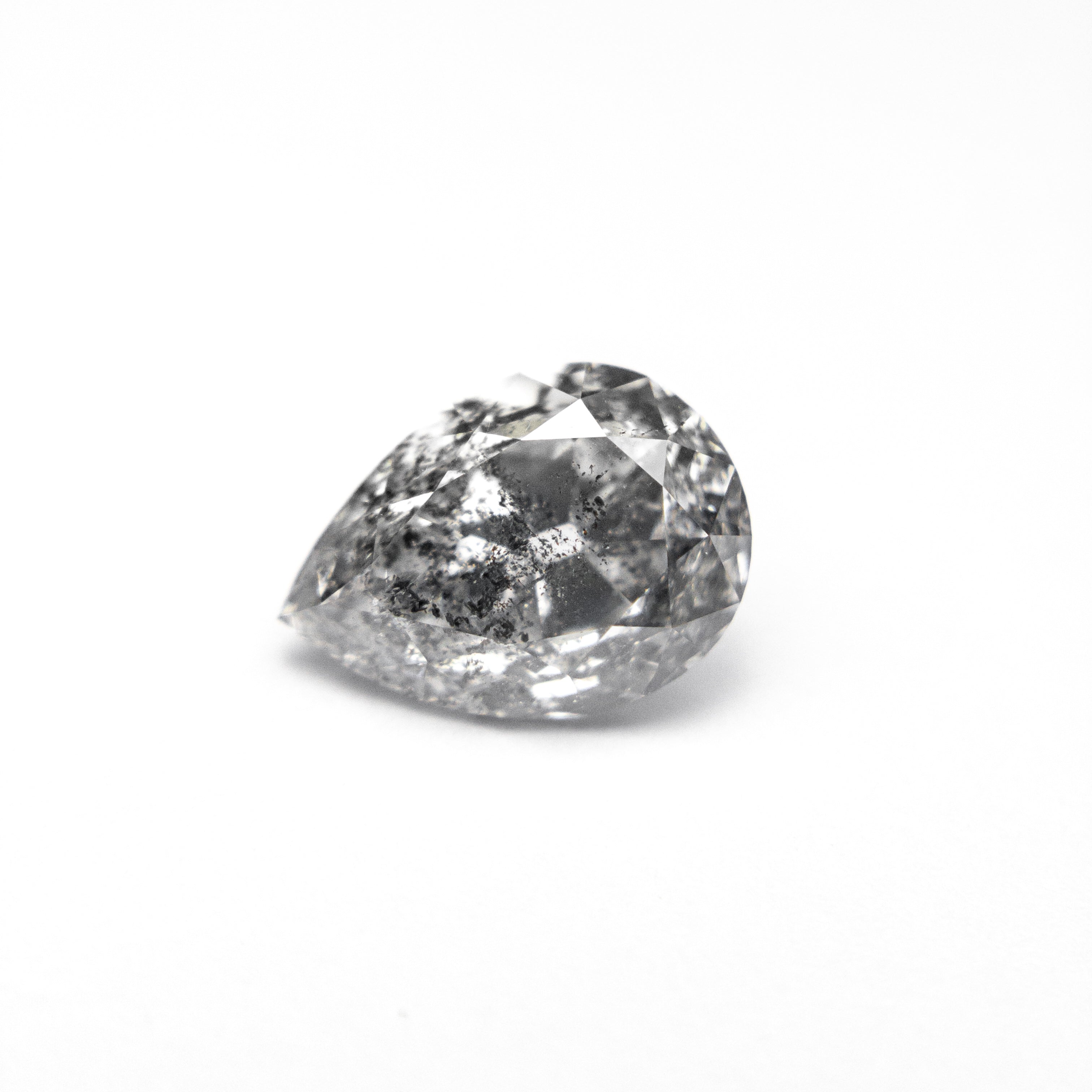 Salt and Pepper Modern Antique Brilliant Diamond - 1.46ct Pear