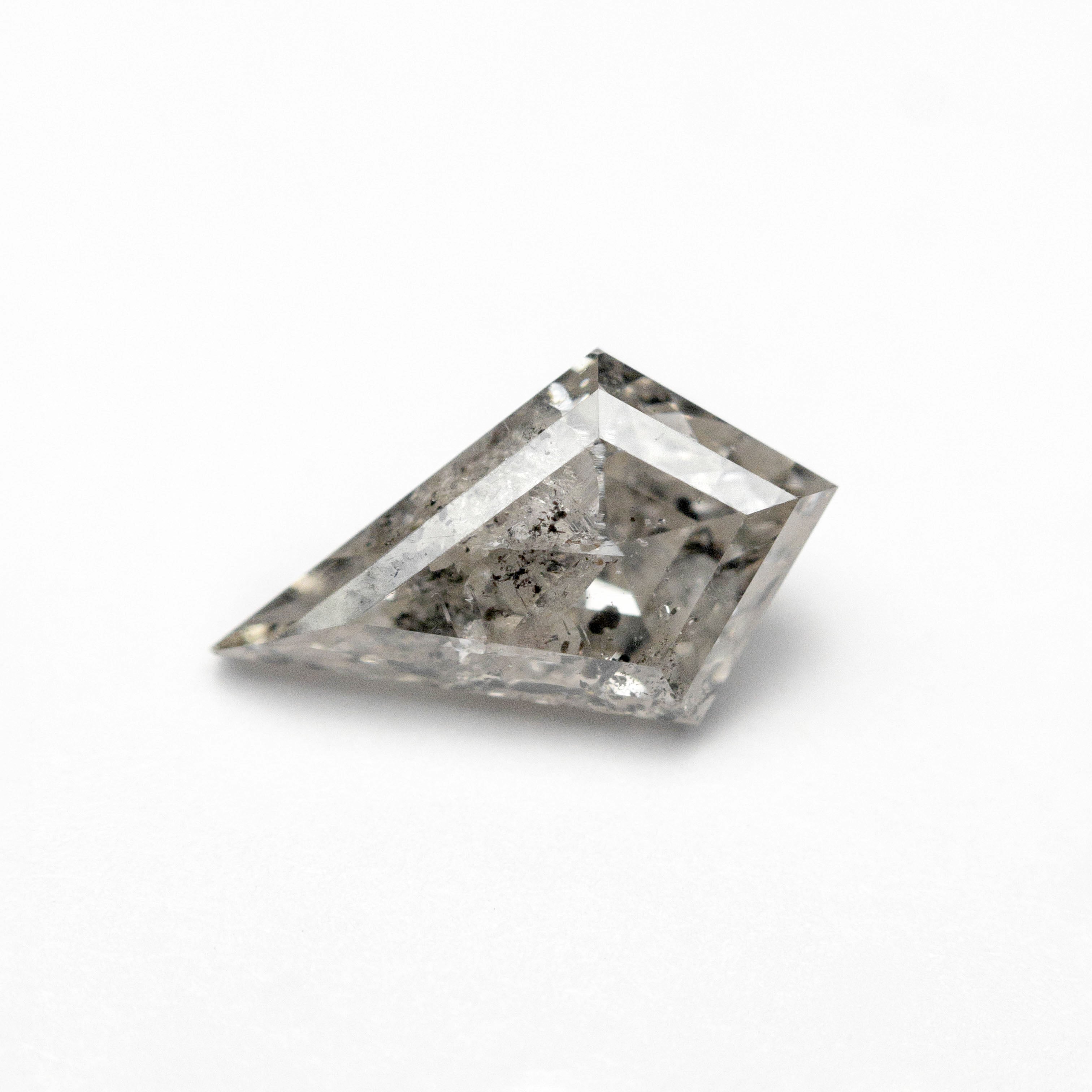 Salt and Pepper Step Cut Diamond - 1.13ct Kite