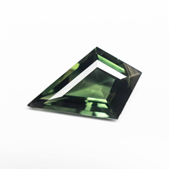 Green Step Cut Sapphire - 2.03ct Kite