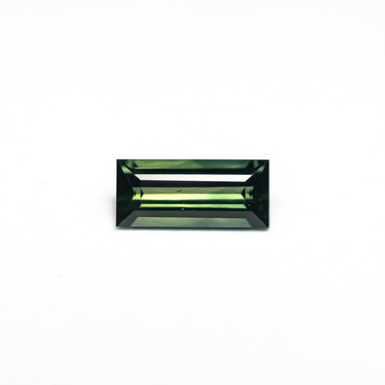 Green/Teal Step Cut Sapphire - 0.58ct Rectangle