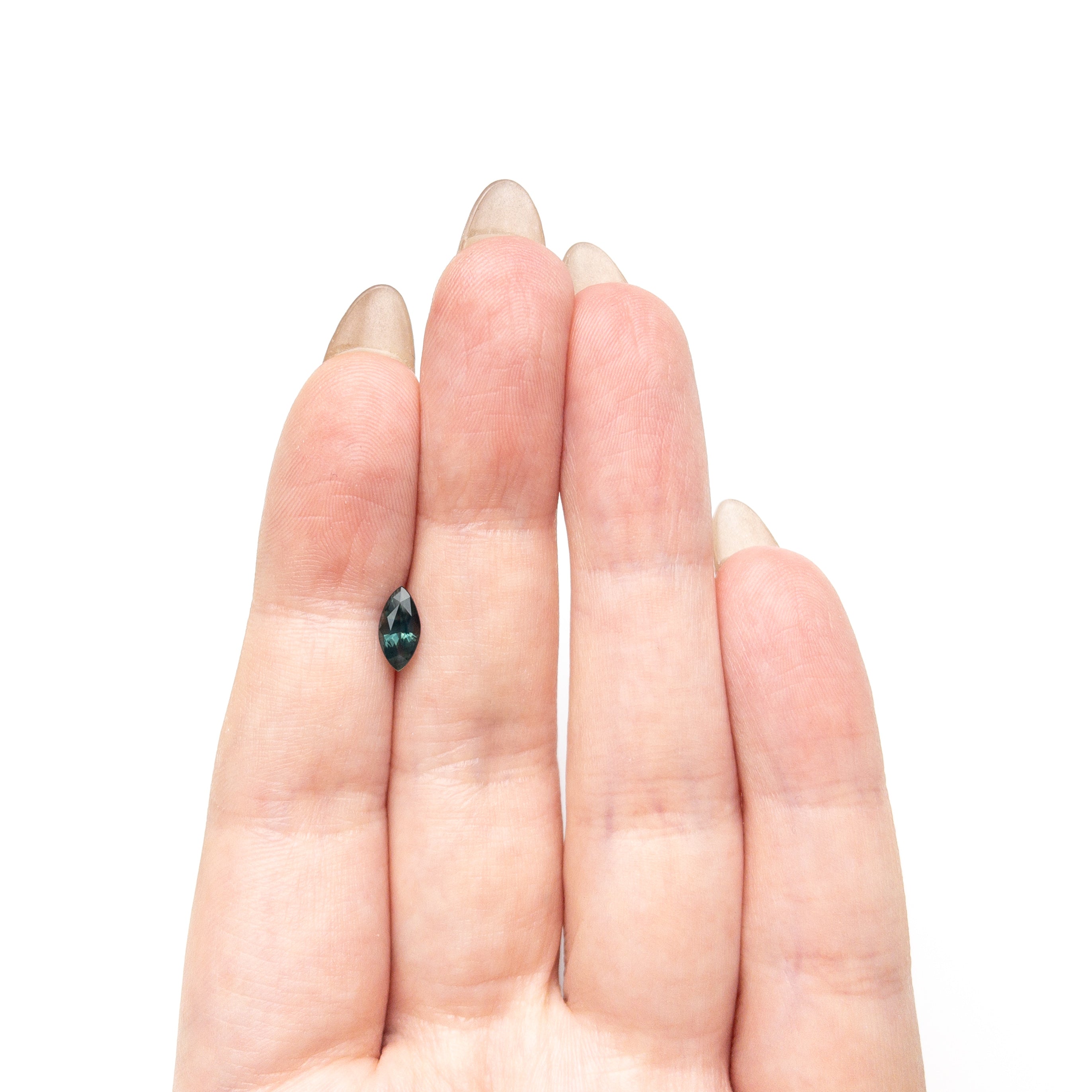 Teal Brilliant Sapphire - 0.78ct Marquise