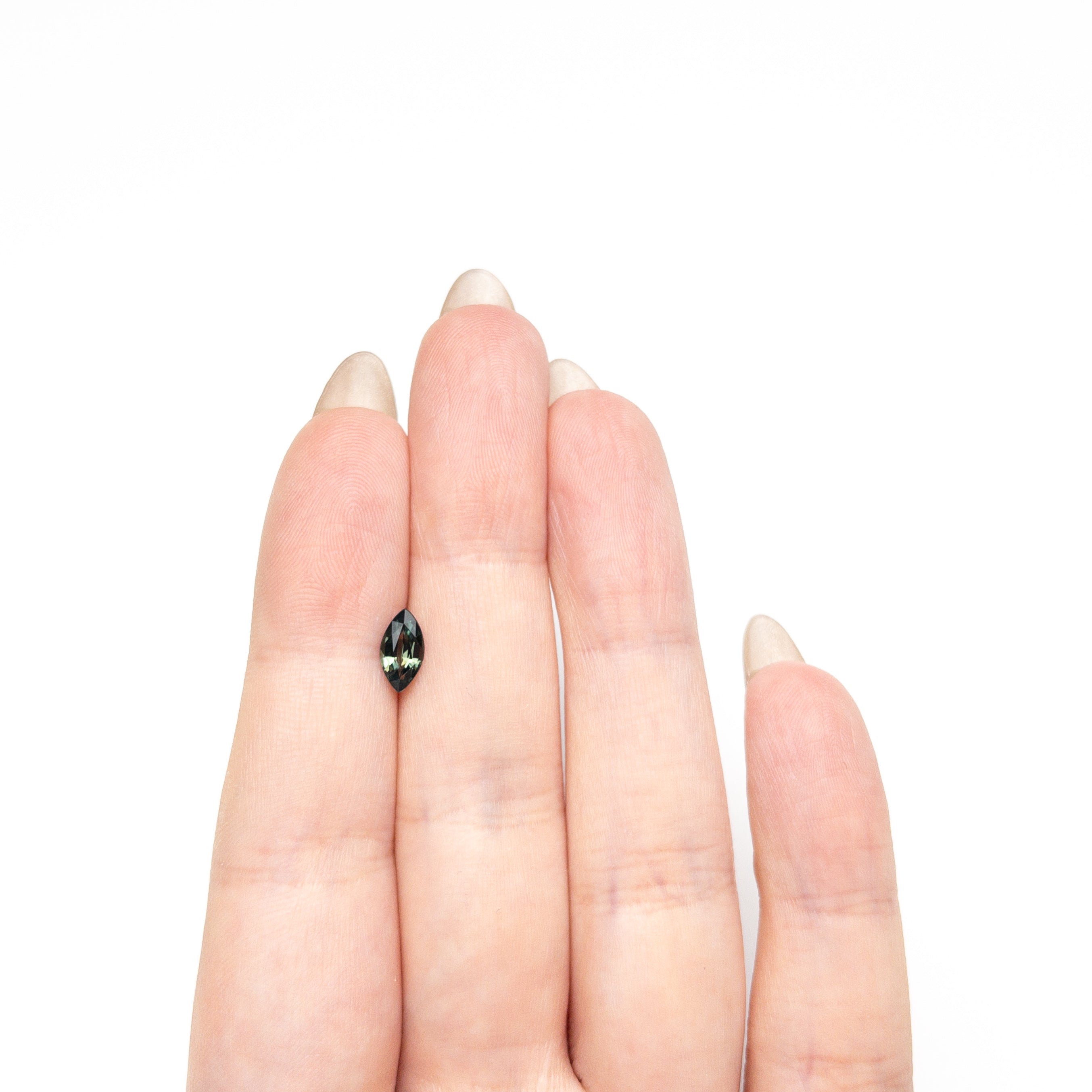 Green Brilliant Sapphire - 0.84ct Marquise