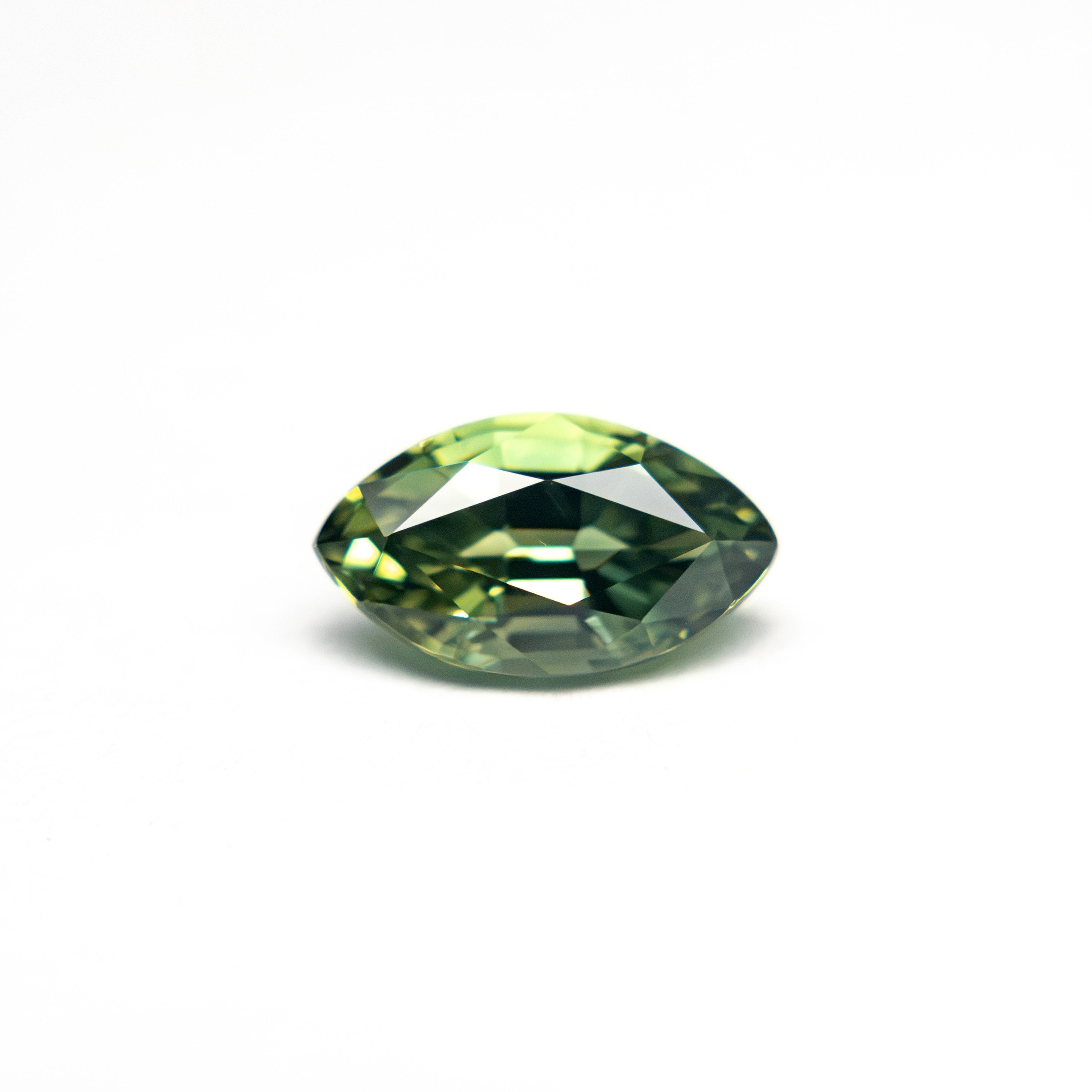 Green Brilliant Sapphire - 0.93ct Marquise