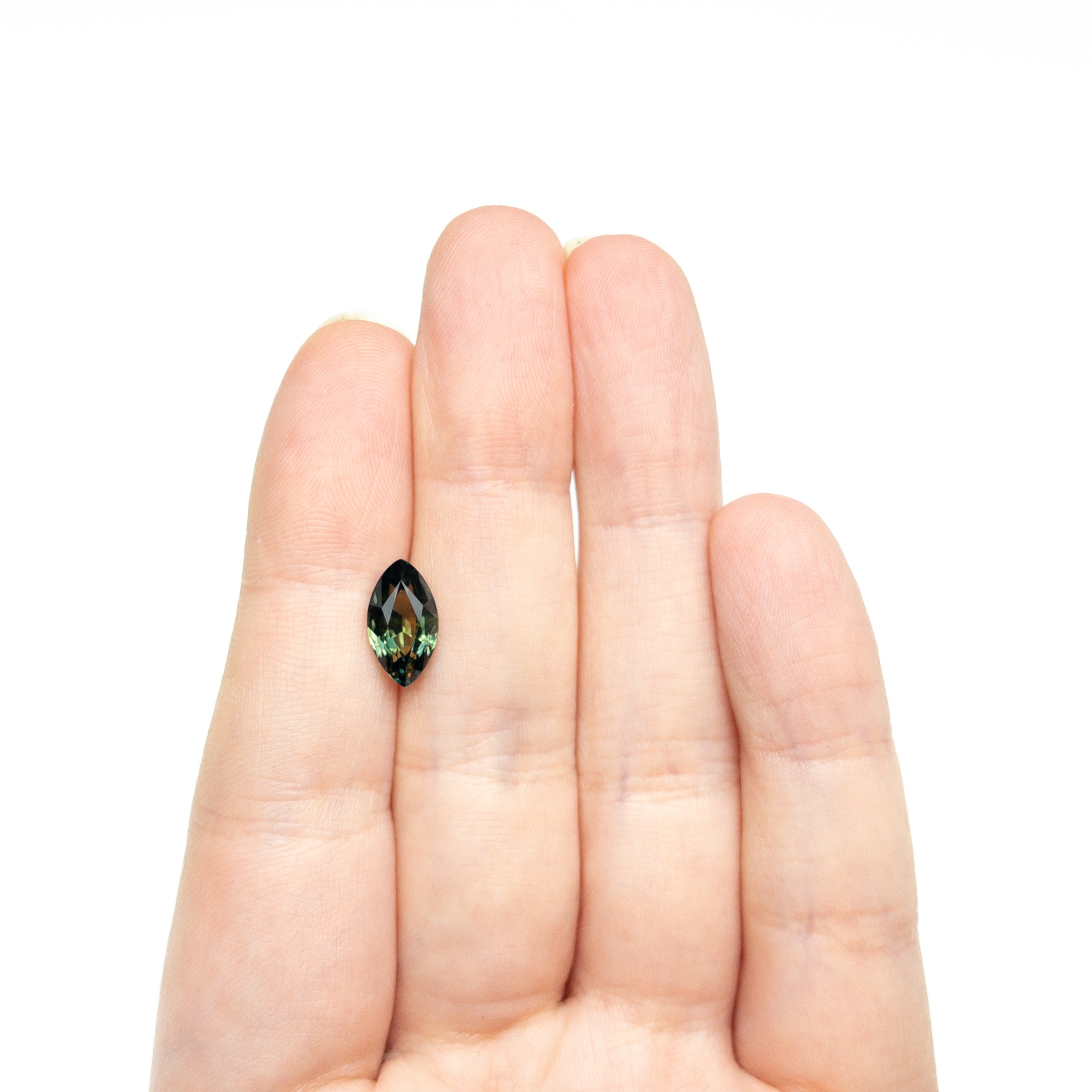 Green Brilliant Sapphire - 2.94ct Marquise