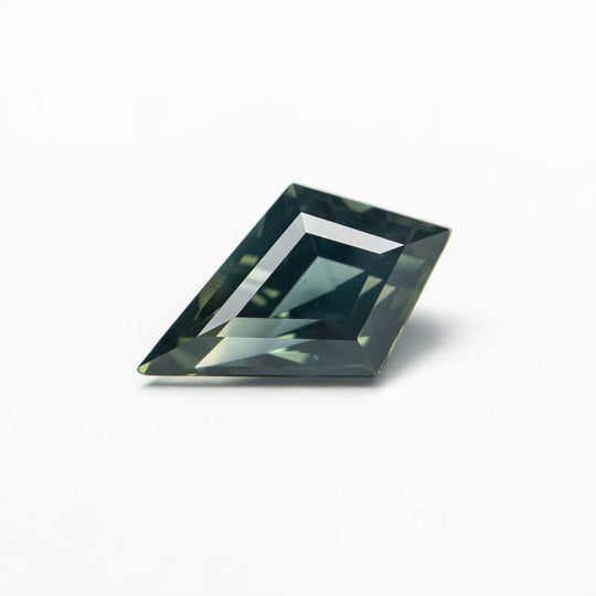 Green/Teal Step Cut Sapphire - 0.67ct Kite