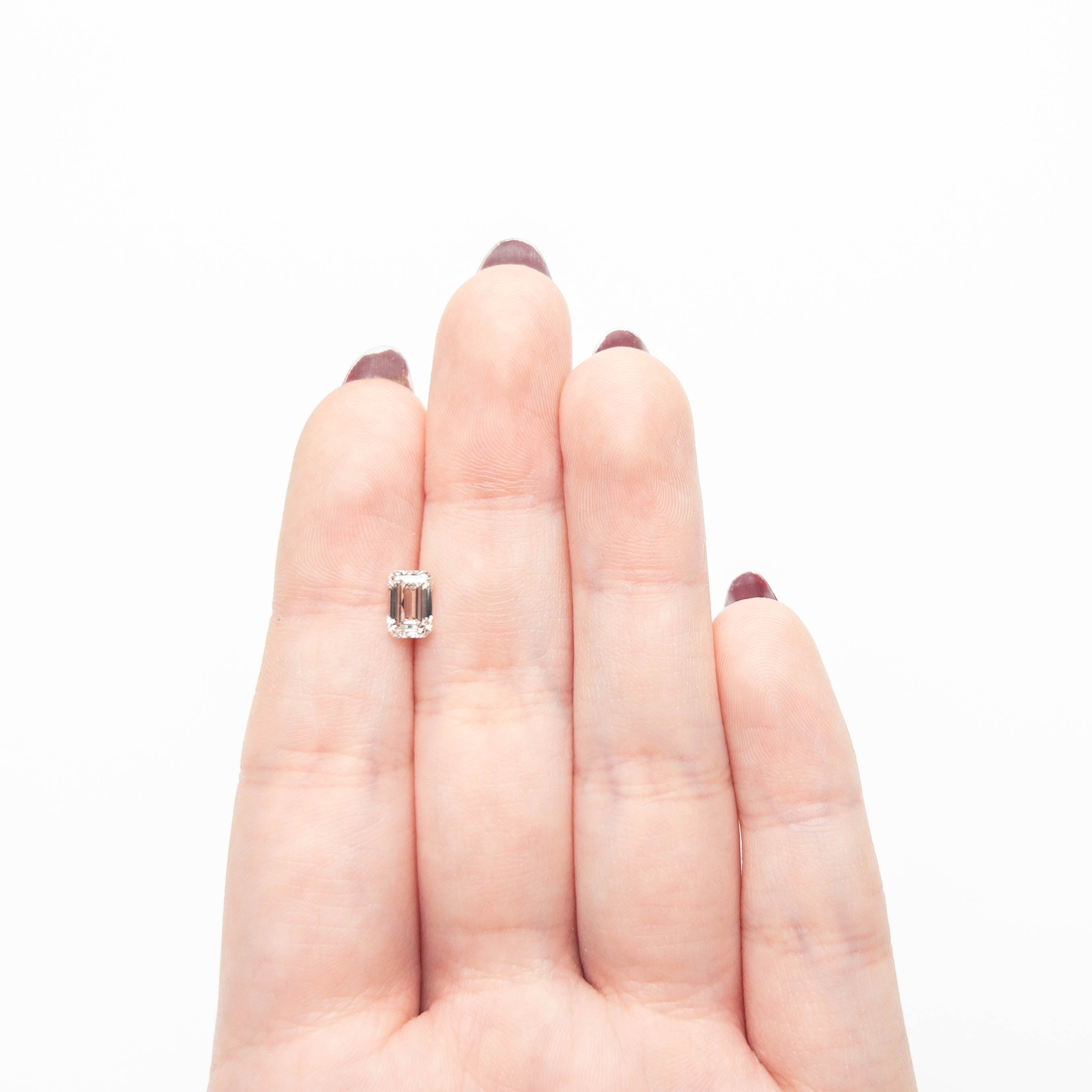 Champagne Step Cut Diamond - 1.00ct Cut Corner Rectangle