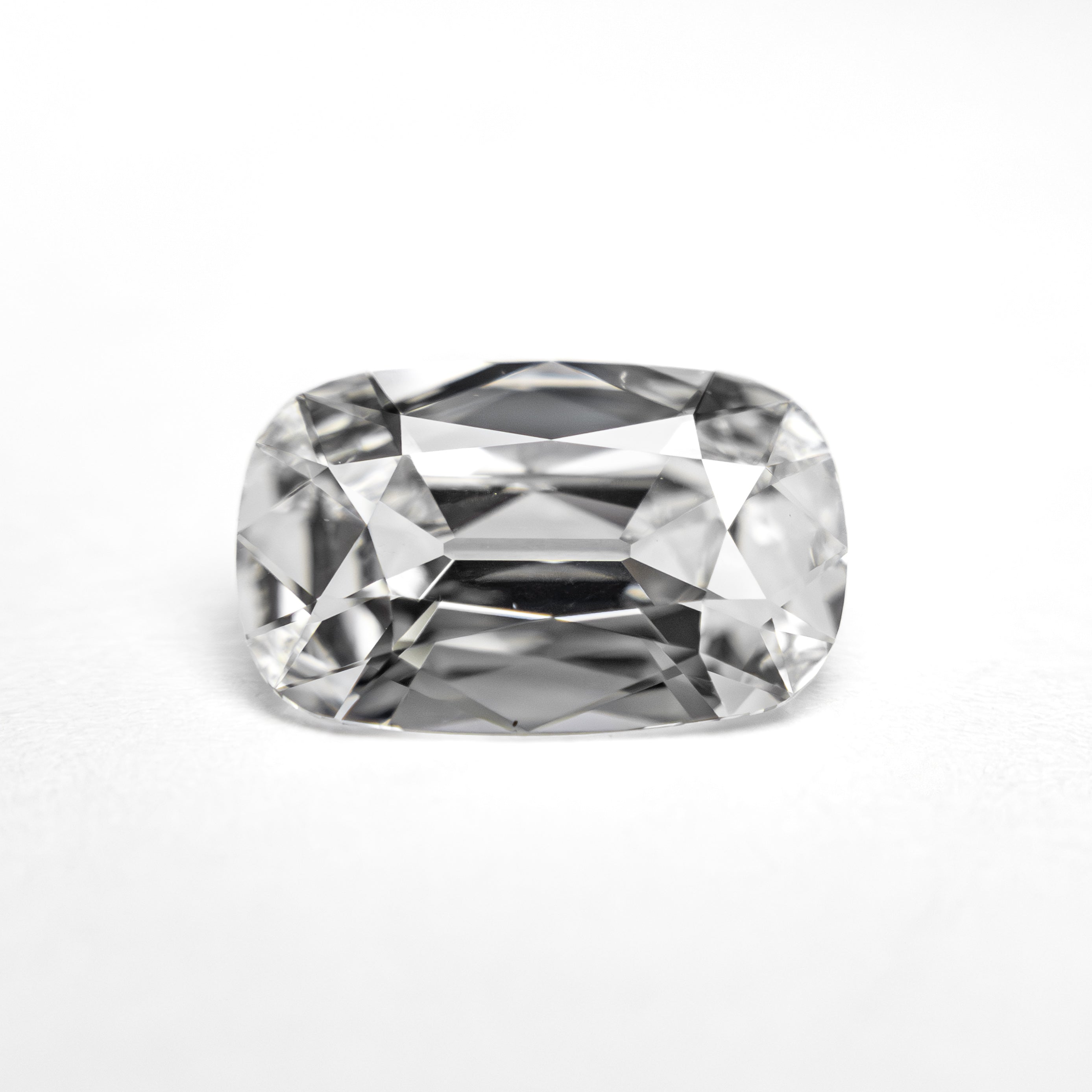 White Modern Antique Old Mine Cut Diamond - 1.53ct Cushion