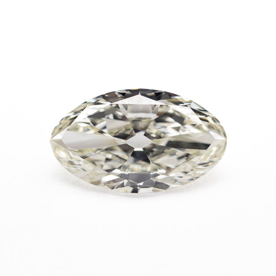 Champagne Modern Antique Brilliant Diamond - 1.69ct Marquise/Oval